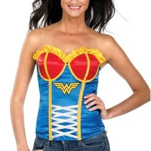 NWT Secret Wishes DC Comics Wonder Woman Corset S